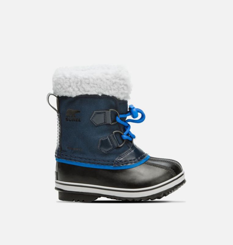 Kids Snow Boots Navy/Blue - Sorel Childrens Yoot Pac™ Nylon - 705-OEKBGY